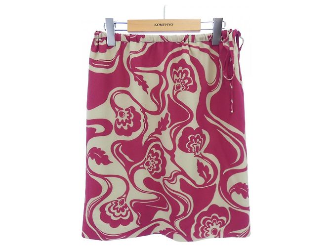 Dries Van Noten Rock Braun Rot