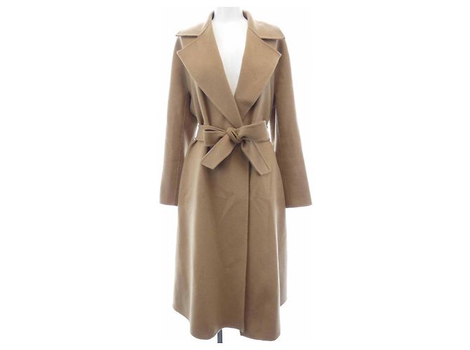 Max Mara STUDIO Cashmere Blend Coat Beige