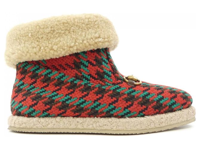 Bottes Gucci Rouge Beige Vert