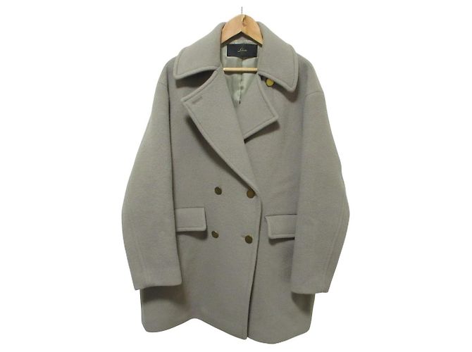 Autre Marque Liesse Wool Coat Brown
