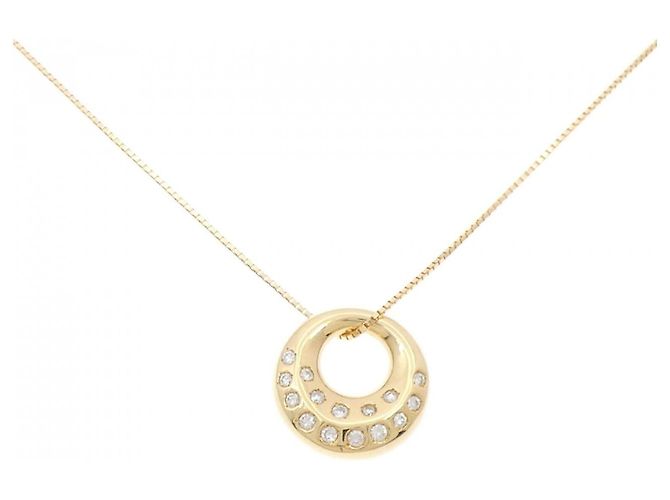 Autre Marque Collar de Diamante Au750 Dorado