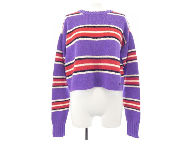 Miu Miu Strickoberteil Rot