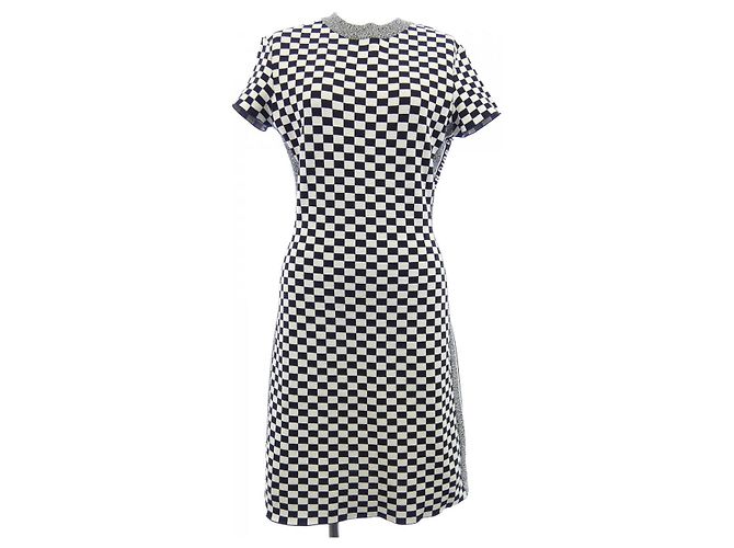 Christian Dior Kleid Schwarz Beige