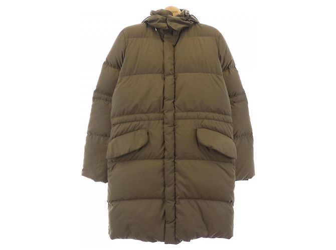 Jil Sander Down Coat Green Khaki