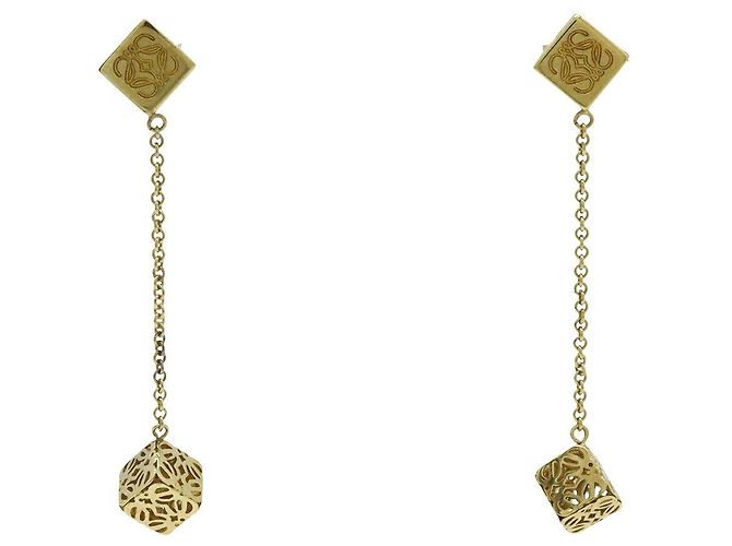 Orecchini Anagram Loewe D'oro 