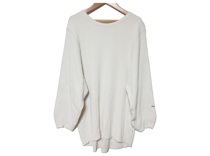 Autre Marque Camiseta de algodón AMERICANA Official Name Blanco Blanco roto