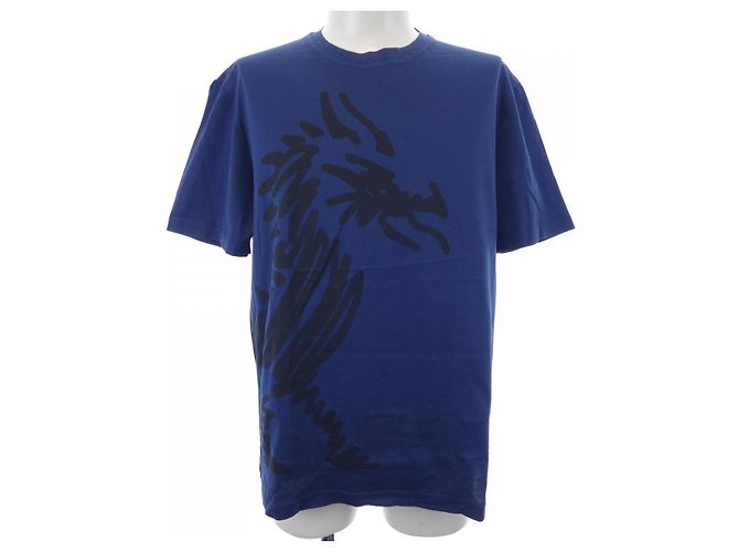 Hermès T-shirt in cotone Hermes Blu