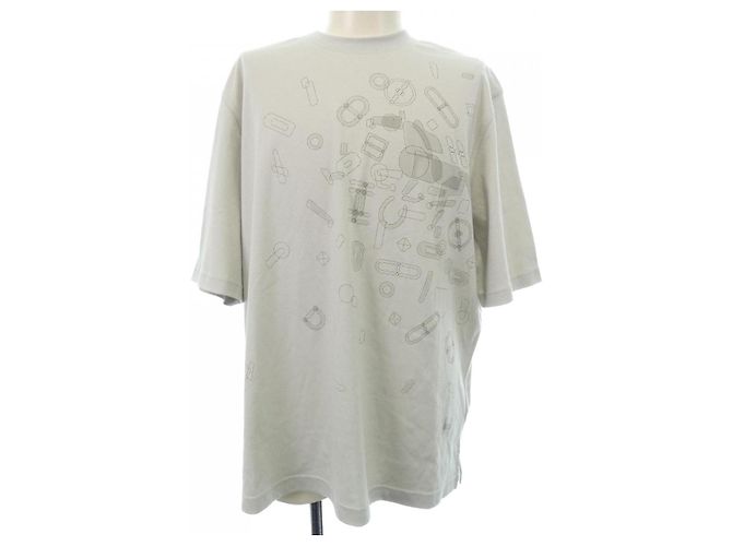 Hermès T-shirt in cotone Hermes Taglia S Marrone