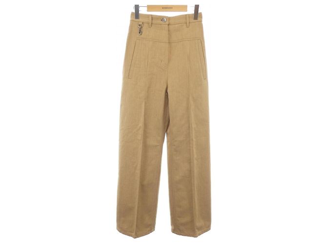 Hermès Hermes Wool Pants Brown
