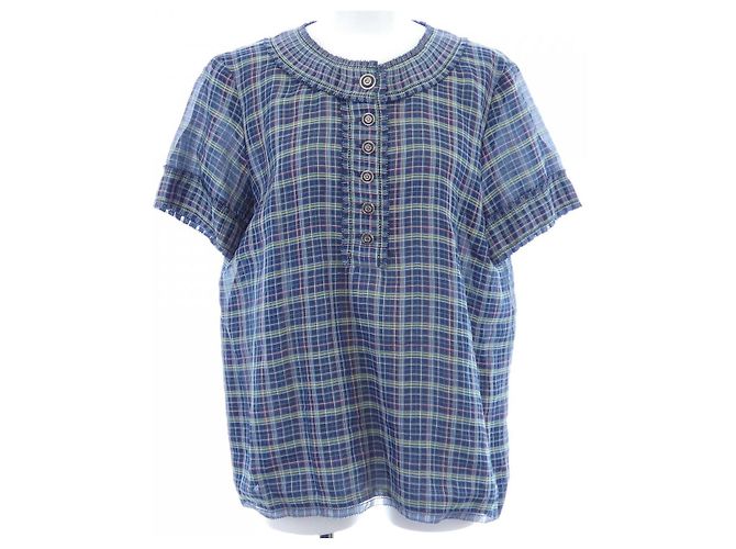 Top Chanel Azul Azul marino