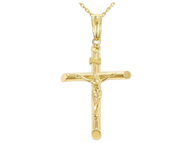 Autre Marque Collana Croce Au750 D'oro