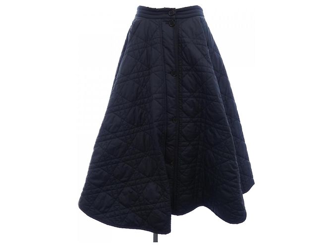 Midi-Rock Christian Dior Schwarz