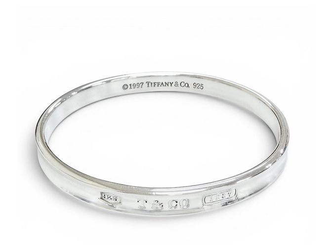 Tiffany & Co Bracciale rigido stretto Tiffany 1837 Argento