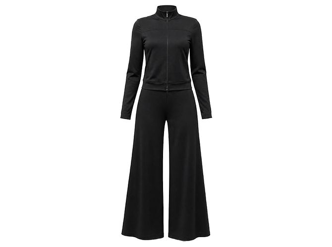 Max Mara Leisure Jersey-Set Schwarz