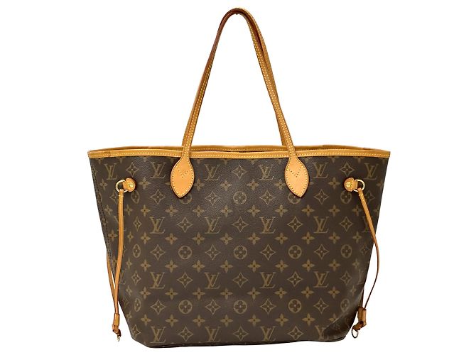 Neverfull Louis Vuitton Monogram Tote Bag Braun