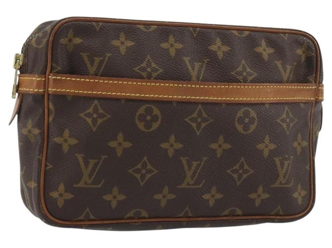 LOUIS VUITTON Monogram Compiegne 23 Clutch Bag M51847 LV Auth 190872 Monogramm