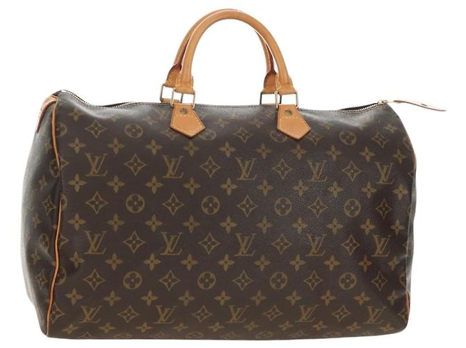 LOUIS VUITTON Bolsa Monogram Speedy 40 M41522 LV Auth 191785V Monograma