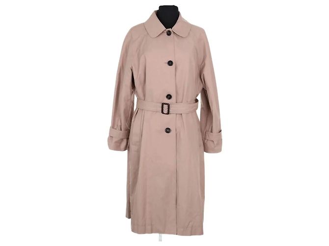 Gabardina Max Mara de algodón beige