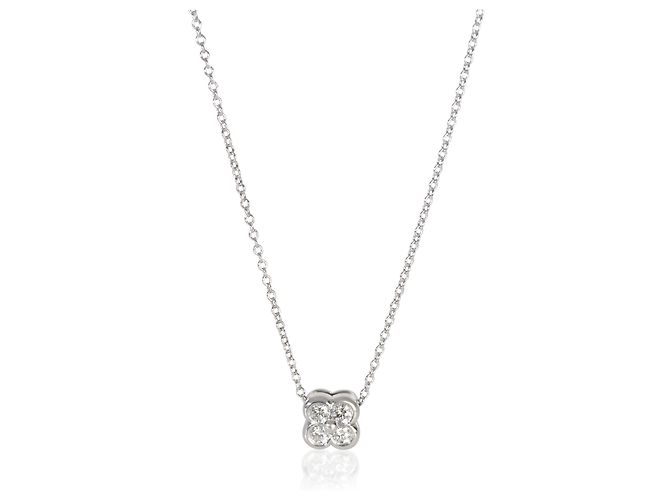 Tiffany & Co. Sterling Silber Diamant Lace Anhänger