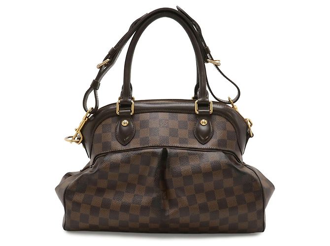 Borsa a mano e borsa a tracolla Louis Vuitton Damier Trevi PM Marrone Damier ebene