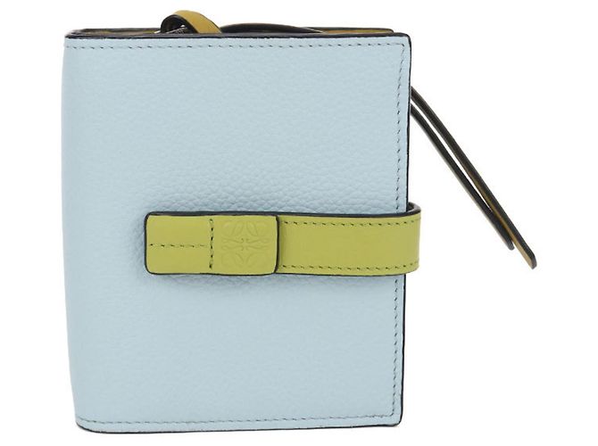 Loewe Compact Zip Wallet for Women Blue