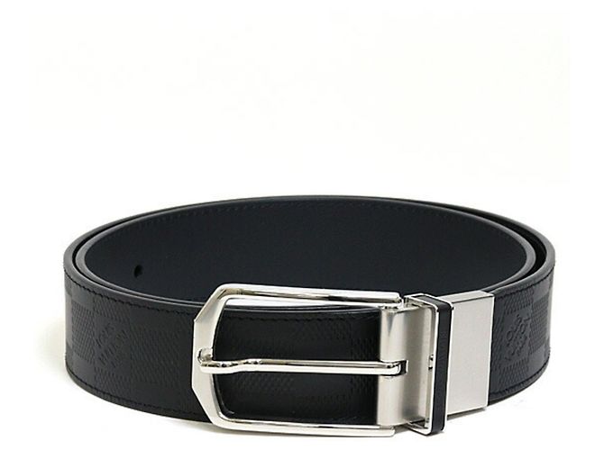 Cintura Slender da uomo Louis Vuitton Nero