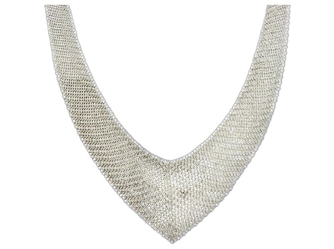 Collar de malla Tiffany & Co. Elsa Peretti Plata