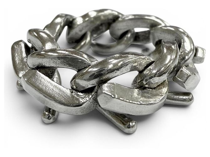 Tiffany & Co. Silver Forge Ring Silvery