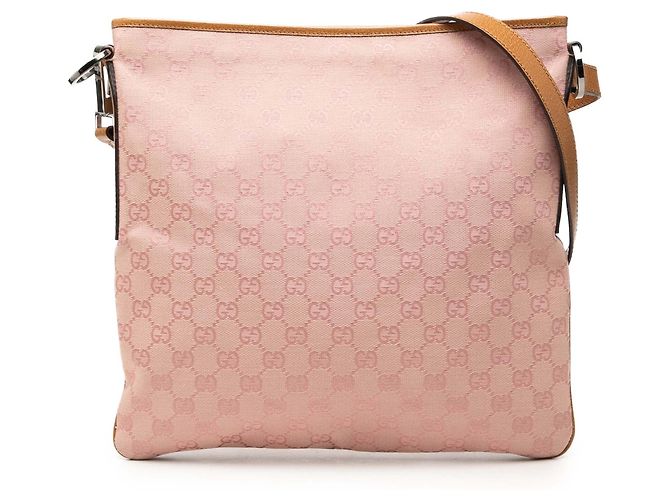 Borsa a tracolla Gucci Pink GG Canvas Rosa