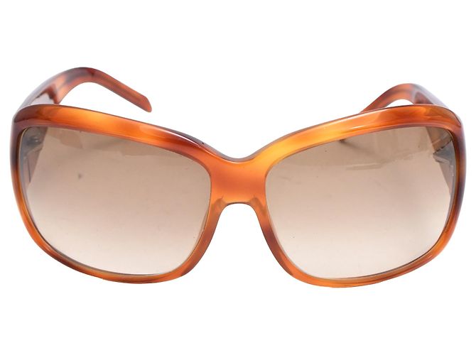 Céline Celine SC1621V Oversized Sunglasses in Brown Acetate