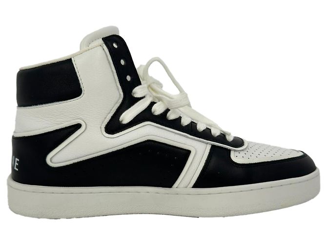 Céline Sneakers alte Celine Trainer CT-01 in pelle nera Nero