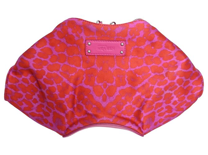 Pochette De Manta Alexander McQueen en rose