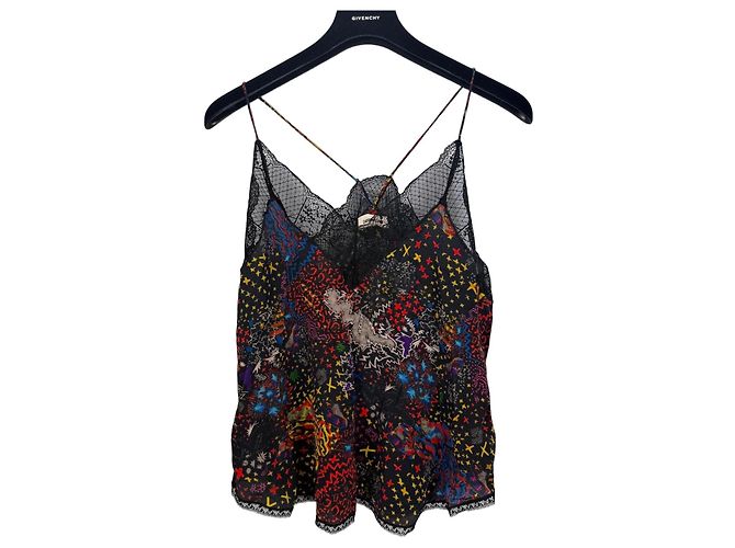 Top Christy Glam Zadig & Voltaire Nero Multicolore 