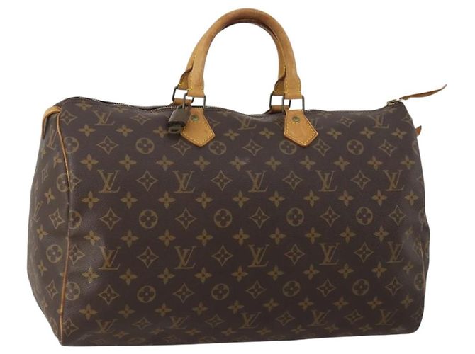 LOUIS VUITTON Bolso Monogram Speedy 40 M41522 LV Auth 187722A Monograma
