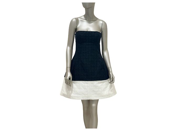 Chanel 10S Black & White Chic enges Kleid FR36 S Gebraucht