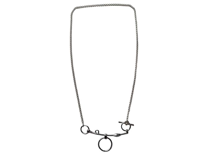 Colar Mors de Bride em prata Hermès 
