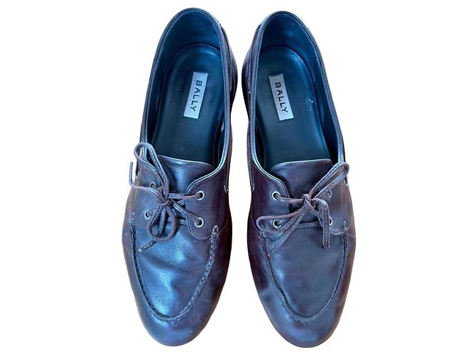 Bally Mocassini in pelle marrone Goodyear Reversa