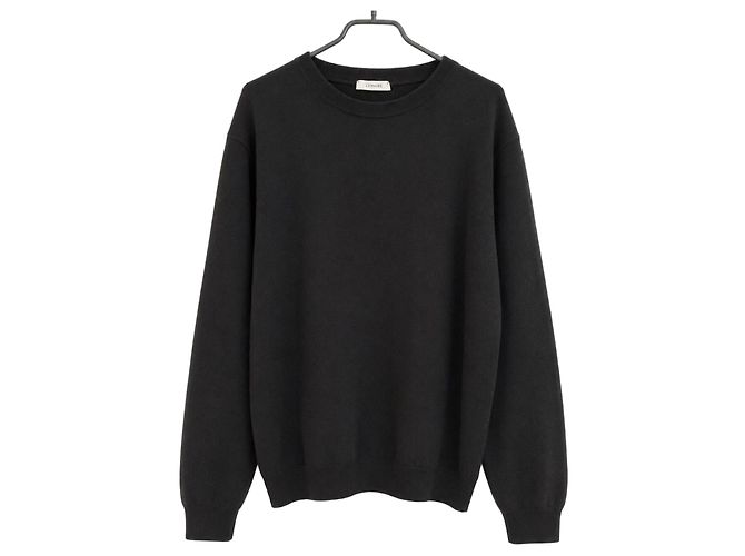 Lemaire Wool Blend Crewneck Sweater - Black