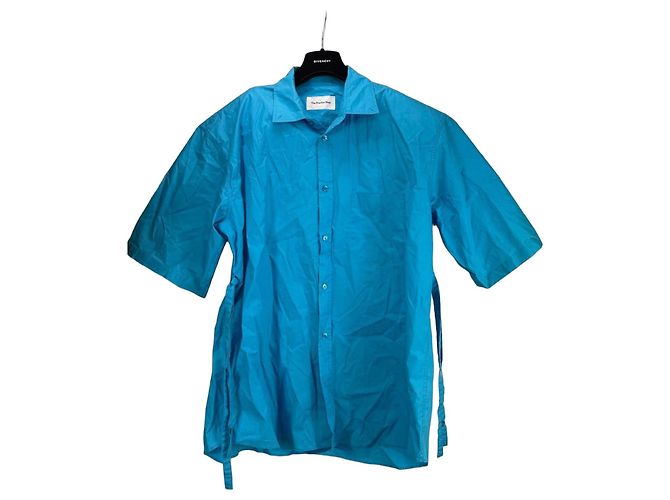 Autre Marque The Frankie Shop Camicia in cotone oversize Blu