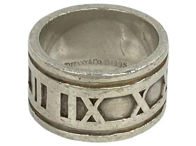 Tiffany & Co Tiffany Vintage Wide Atlas Ring Silber