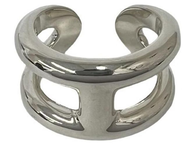Ring Hermès Anello Osmo's PM Silver Band di Hermes Argento