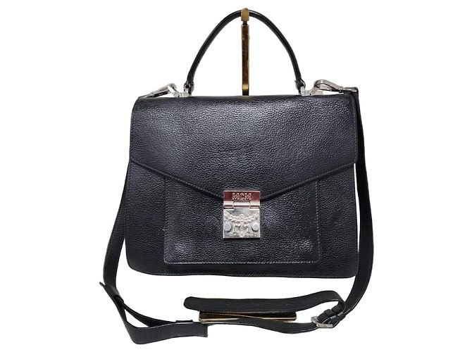 Borsa a mano/tracolla MCM Tracy Black Nero
