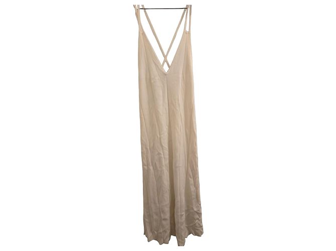 Vestido largo blanco Sandro