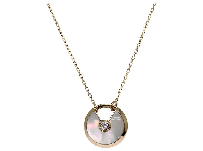 Cartier Amulette Diamond Shell Necklace