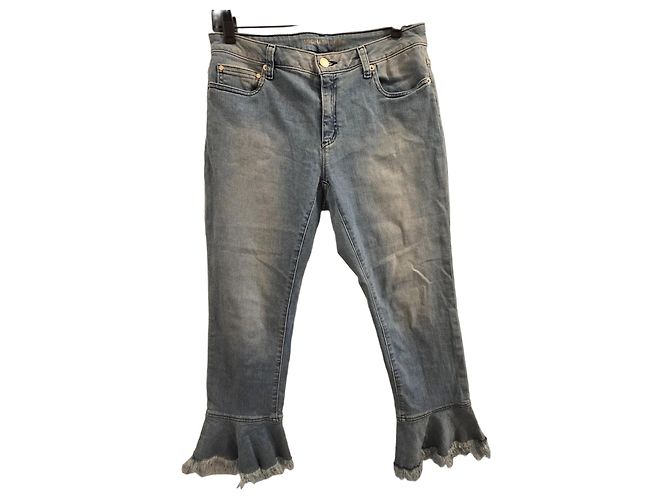 Vaqueros Michael Kors con Volantes Azul