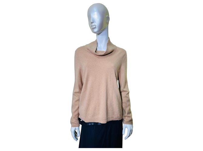 Autre Marque Talbots Rollkragenpullover aus reinem Kaschmir Kamel