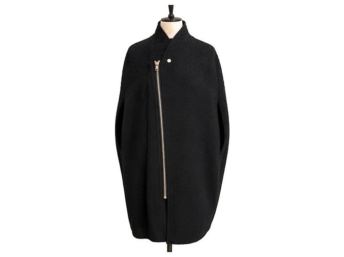 Rick Owens Lilies Cape-Jacke Schwarz
