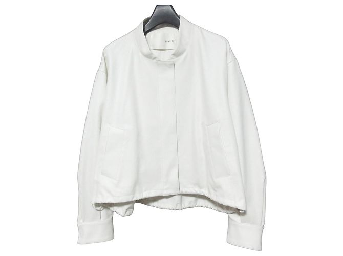 Autre Marque qualite Short Blouson Jacket White
