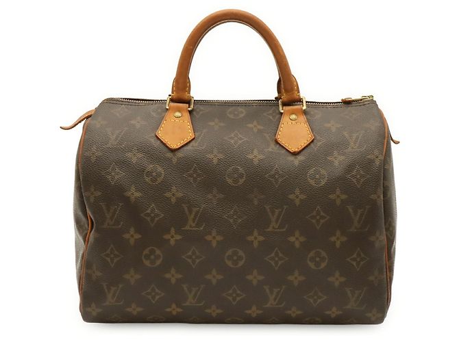 Louis Vuitton Monogram Speedy 30 Handtasche Braun