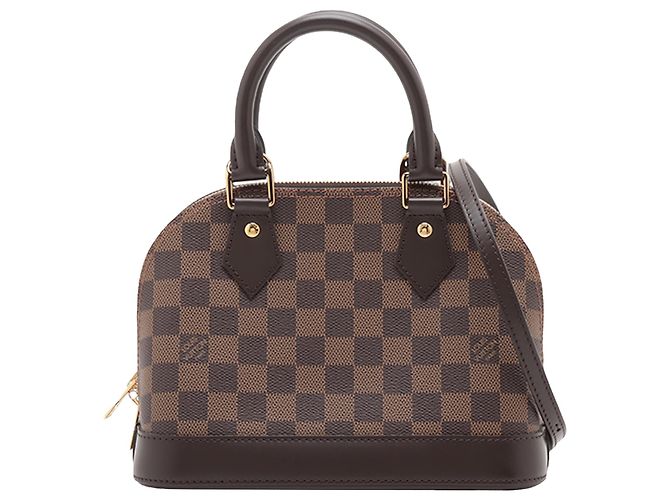 Louis Vuitton Marrom Damier Ebene Alma BB